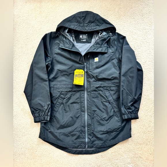 NWT Carhartt Women's Rain Defender Relaxed Fit Lightweight Coat - Picture 3 of 7